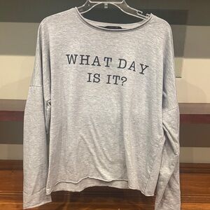 Funny Gray Long Sleeve Shirt